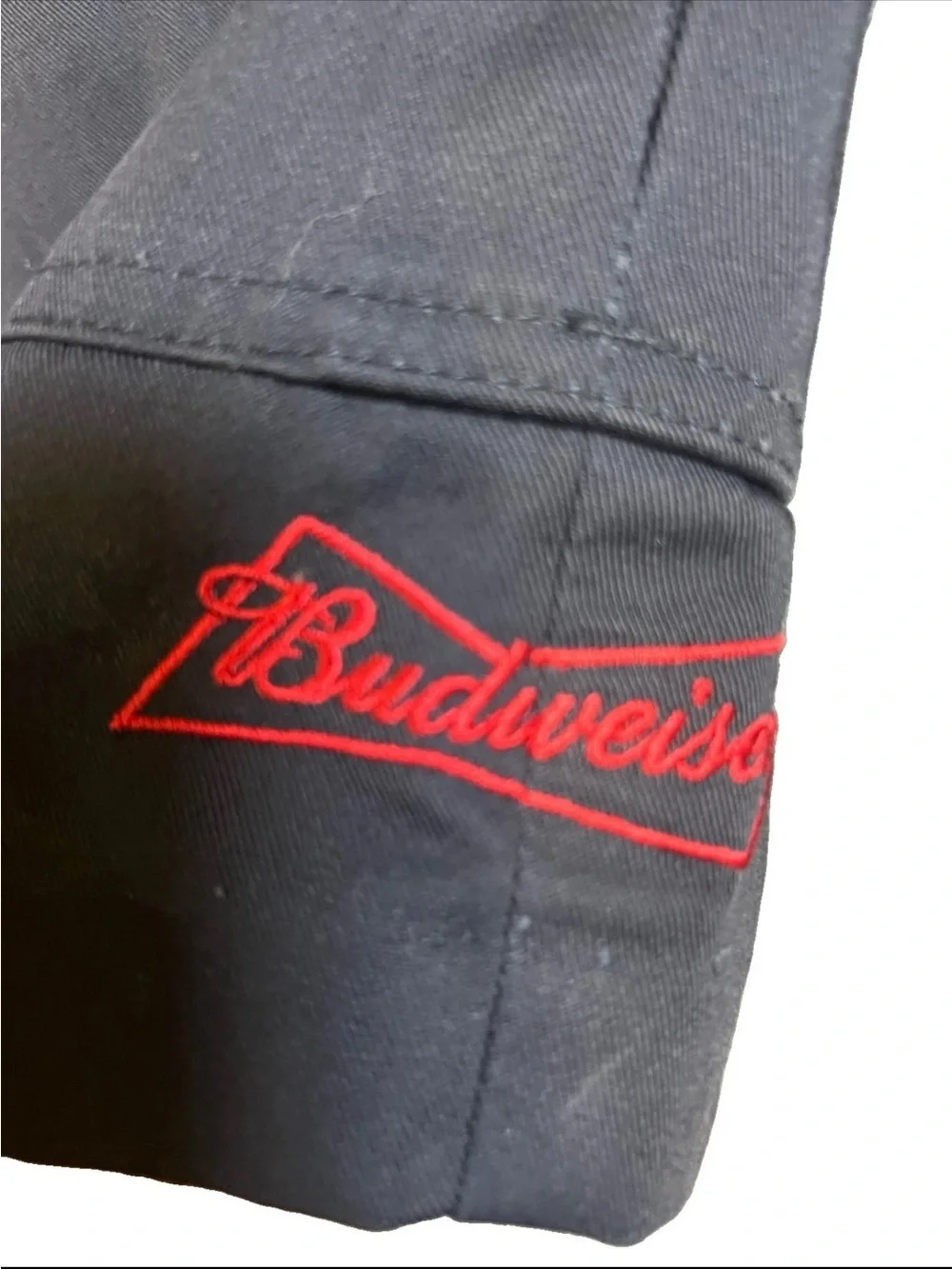 Edwards Garment Budweiser Uniform Black Shorts Adult S34 Garage Grunge Bartender